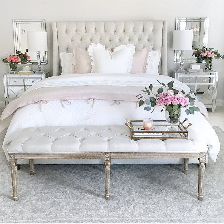 Glam bedroom bench deals